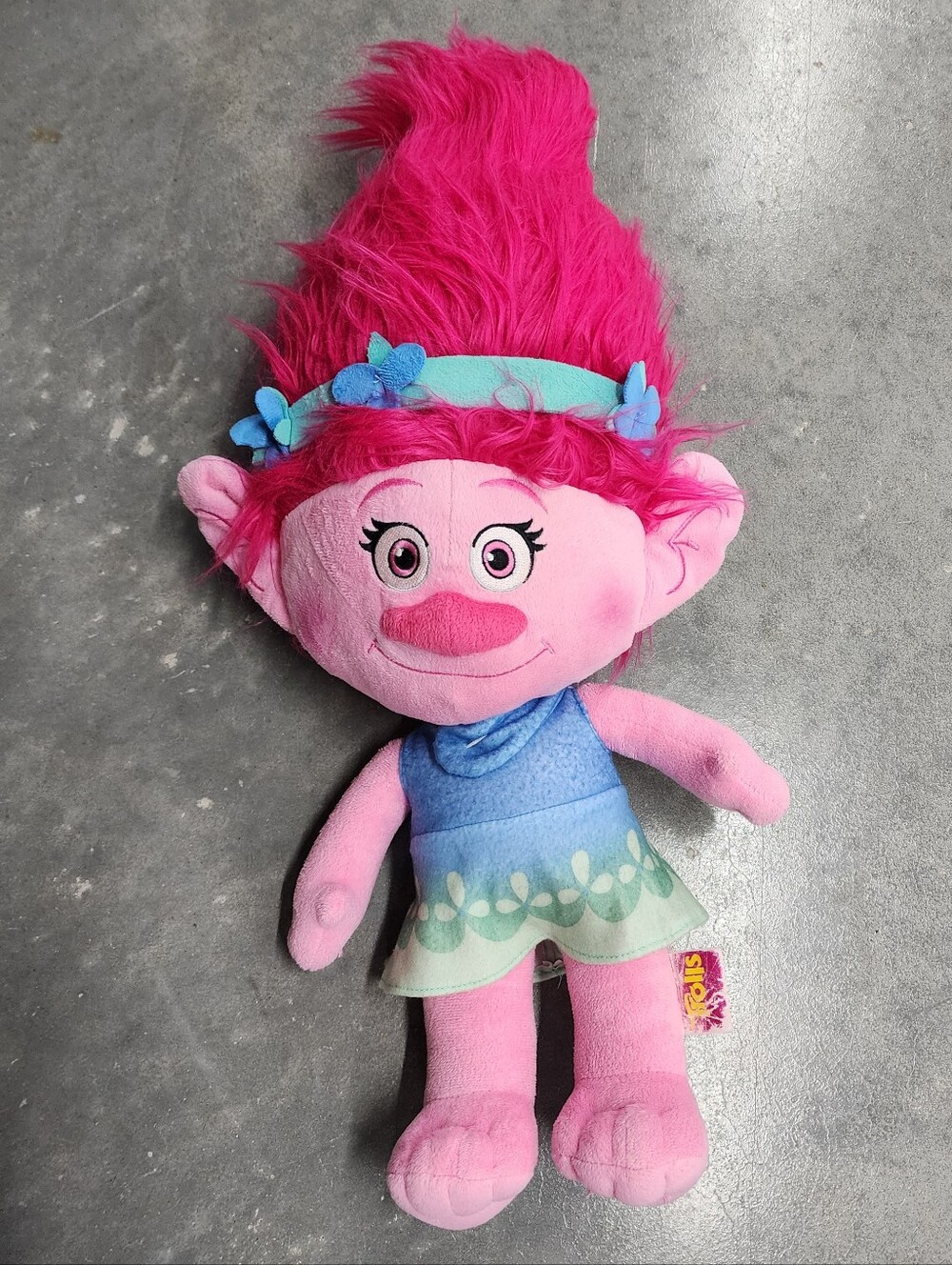 DreamWorks Trolls Poppy Plush Doll Iconic Collectible Gift Playroom Decor